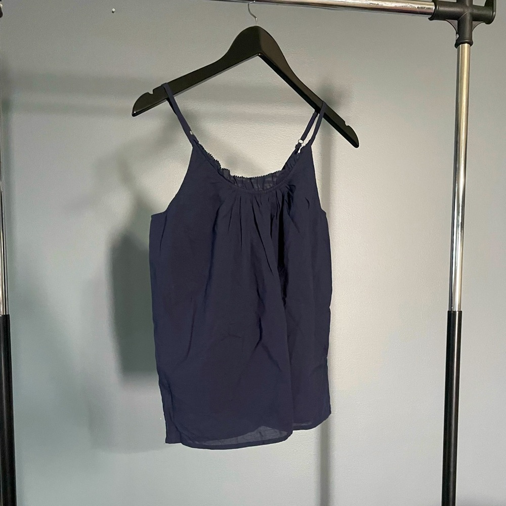 NWT Loft Strappy Tank Cut Out Tie Back